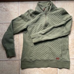 LL Bean Quilted Quarter-Zip Pullover
